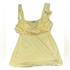 vintage fun yellow blouse